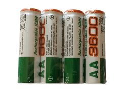 INTEREST Nabíjecí baterie 3600 mAh AA 1,2V - Blistr 4 ks.