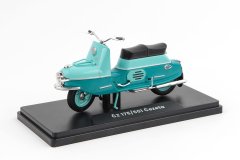 Abrex ABREX - ČZ 175/501 (1958) 1:18 - Tyrkysová Tmavá/Tyrkysová