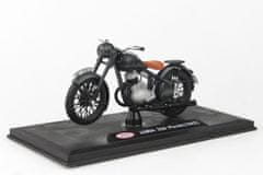 Abrex ABREX - Jawa 250 Pérák (1942) 1:18 - Šedá Tmavá - Prototyp