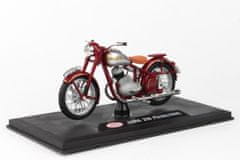 Abrex ABREX - Jawa 250 Pérák Standard (1948) 1:18 - Tmavě Červená