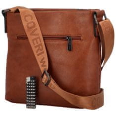 Coveri WORLD Pánská koženková crossbody Devone, hnědá