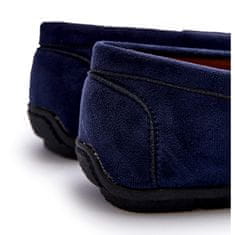 Pánské mokasíny Eko Suede Dark Blue velikost 42