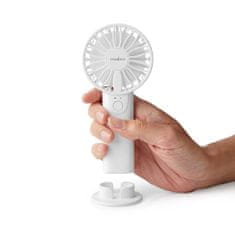 Nedis Ventilátor FNHH1WT ruční, 6 cm, bílý