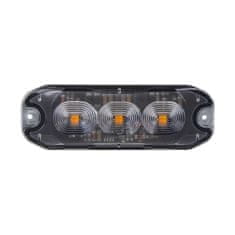 CARCLEVER PROFI SLIM výstražné LED světlo vnější, oranžové, 12-24V, ECE R65 (CH-073)