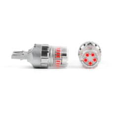 Stualarm LED T20 (7443) červená, 12V, 23LED SMD (95AC005red) 2 ks