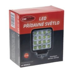 Stualarm LED světlo hranaté, 16x3W, 107x107x60mm, ECE R10/R23 (wl-806R23)