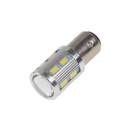 Stualarm LED BAZ15D bílá, 12SMD + 3W LED 10-30V (95C-BAZ15D-3) 2 ks