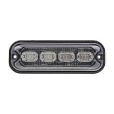 Stualarm PREDATOR 4x4W LED, 12-24V, červeno-modrý, ECE R10 (br004RB)