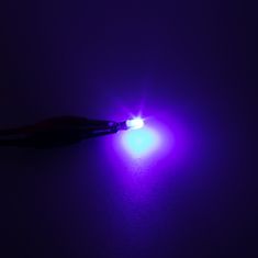 Stualarm LED T5 modrá, 12V, 2LED/3014SMD (95183blu) 2 ks