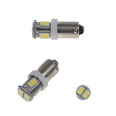 Stualarm x LED BA9s bílá, 12V, 6LED/5730SMD (95162) 2 ks