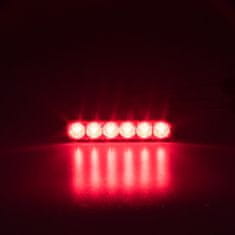 Stualarm PROFI SLIM výstražné LED světlo vnější, červené, 12-24V, ECE R65 (911-006red)