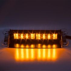 Stualarm PREDATOR LED vnitřní, 8x LED 3W, 12V, oranžový (kf741)