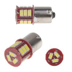 Stualarm LED BA15s bílá, 12 V, 18LED/5730SMD (951005) 2 ks