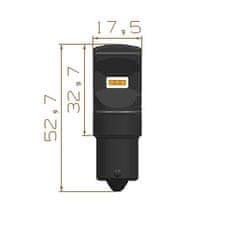 Stualarm CSP LED BA15S bílá 12-24V, 3x10W chrom (95CSP-BA15S-31) 2 ks