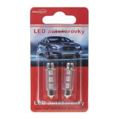 Stualarm LED sufit (39mm) červená, 12V, 3LED/3SMD (95232red) 2 ks