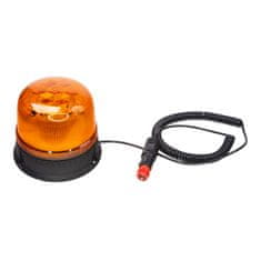 Stualarm LED maják, 12-24V, 24xLED oranžový, magnet, ECE R65 (wl825)