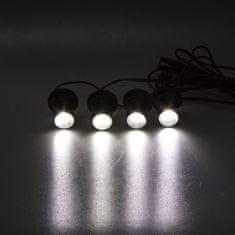 Stualarm LED stroboskop bílý 4ks 1W (kf704)