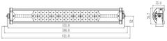 Stualarm LED rampa, 90x3W, 555mm, ECE R10 (wl-82270)