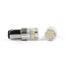 Stualarm LED BAY15D bílá, dvouvlákno, 12V, 23LED SMD (95AC004) 2 ks