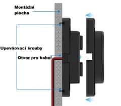 Stualarm 2x USB QC3.0 zásuvka 12/24V, montáž na povrch (34663)