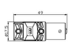 Stualarm CSP LED BA15S bílá 12-24V, 30W (95CSP-BA15S-30) 2 ks