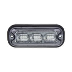 Stualarm PREDATOR 3x4W LED, 12-24V, modrý, ECE R10 (br003B)