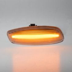Stualarm LED dynamické blinkry Peugeot, Citroën oranžové (96PG03)