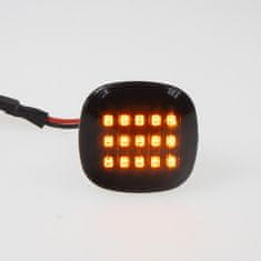 Stualarm LED dynamické blinkry Škoda, Audi, Seat oranžové kouřové (96SK01S2)