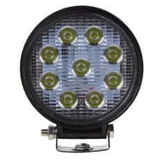 Stualarm LED světlo kulaté, 9x3W, ECE R10 (wl-2760B)