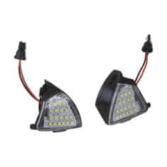 Stualarm LED osvětlení do zrcátka VW Golf V, Seat (961vw06)