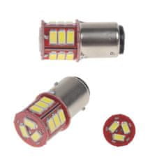 Stualarm LED BAY15d (dvouvlákno) bílá, 12-24V, 18LED/5730SMD (951402) 2 ks