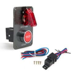 Stualarm Panel s 1x spínačem + tlačítko START, 12V (47164)