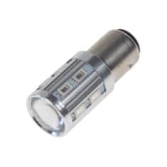 Stualarm LED BAY15D červená, 12SMD 5630 + 3W LED 10-30V (95C-BAY15D-3red) 2 ks