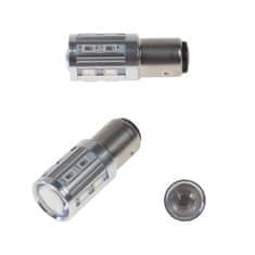 Stualarm LED BAY15D červená, 12SMD 5630 + 3W LED 10-30V (95C-BAY15D-3red) 2 ks