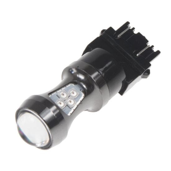 Stualarm x LED T20 (3157) červená, 12-24V, 16LED/3030SMD (95275red) 2 ks