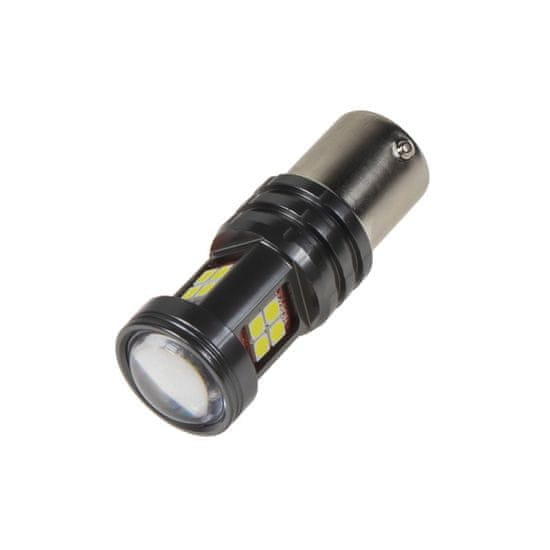 Stualarm x LED BAU15s bílá, 12-24V, 15LED/2835SMD (951208) 2 ks