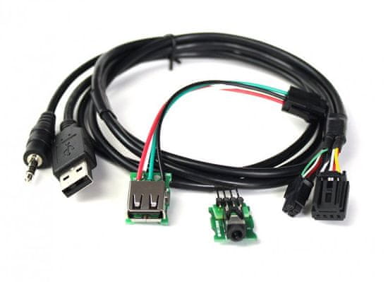 Stualarm USB+JACK konektor Škoda Octavia 2014- (551SK1)