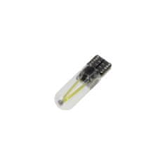 Stualarm COB LED T10 bílá, 12-24V, silikon (95COB-T10-5) 2 ks