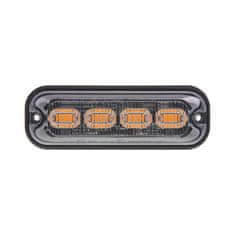 Stualarm PREDATOR 4x4W LED, 12-24V, oranžový, ECE R65 (br004A)