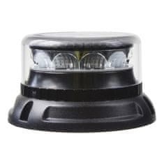 Stualarm PROFI LED maják 12-24V 12x3W modrý čirý 133x76mm, ECE R10, R65 (911-C12fbluCl)