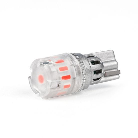 Stualarm LED T10 červená, 12V, 13LED SMD (95AC001red) 2 ks