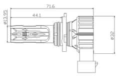 Stualarm LED HB3 (9005) bílá, 9-18V, 4000LM (95HLH-HB3-E2) 2ks