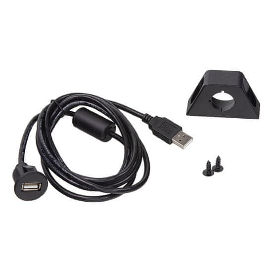 Stualarm Prodlužovací kabel USB s panelem na palubní desku 1,8m (pc7-226b)