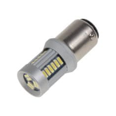 Stualarm LED BAY15d (dvouvlákno) bílá, 12-24V, 30LED/4014SMD (951401) 2 ks