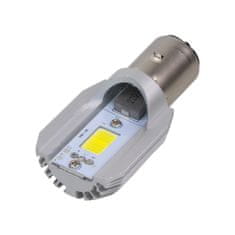 Stualarm COB LED BA20 bílá, 8-36V, motocyklová (95HLH-BA20-COB2)