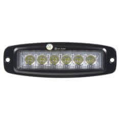 Stualarm LED světlo obdélníkové, 6x3W, 195x62x45mm, ECE R10 (wl-803F)