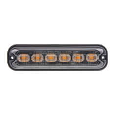 Stualarm PREDATOR 6x4W LED, 12-24V, oranžový, ECE R65 (br006A)