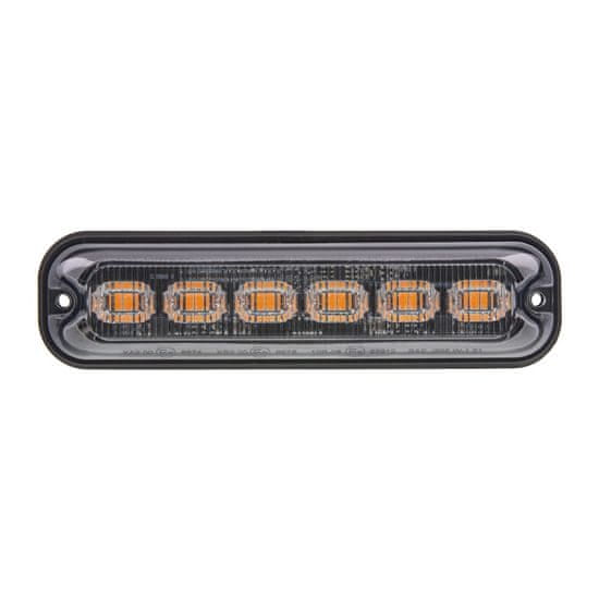 Stualarm PREDATOR 6x4W LED, 12-24V, oranžový, ECE R65 (br006A)