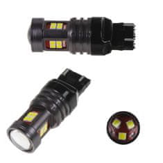 Stualarm x LED T20 (7443) bílá, 12-24V, 15LED/2835SMD (95247) 2 ks