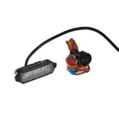 Stualarm MINI PREDATOR 3x1W LED, 12-24V, modrý, ECE R10 (kf003hdblue)